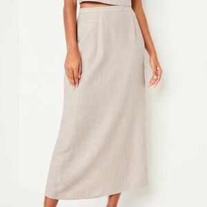 NWT Old Navy Linen Blend Skirt